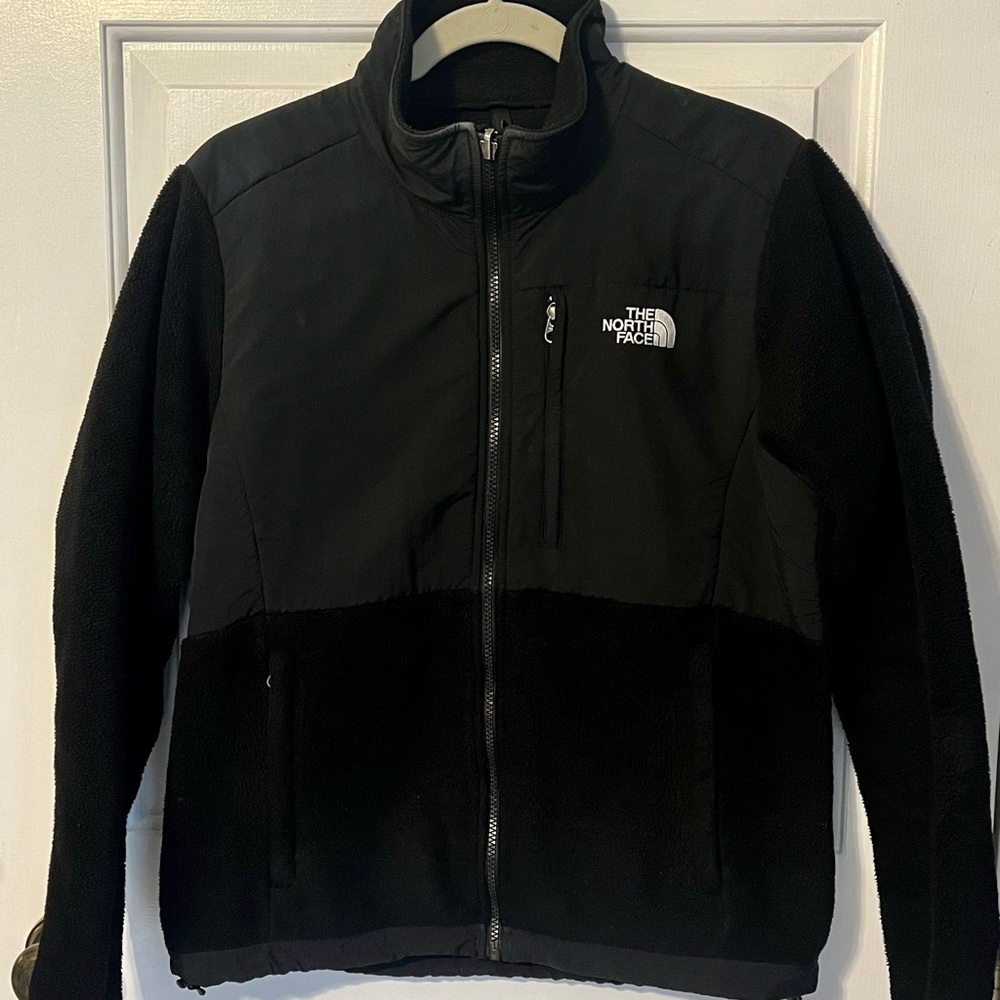 North Face Women’s Denali fleece full zip jacket, black